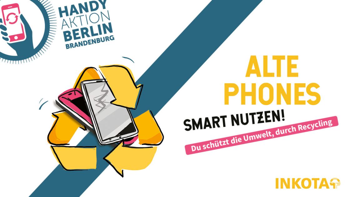 Weltladen beteiligt sich  an der Handyaktion Berlin und sammelt alte Handys